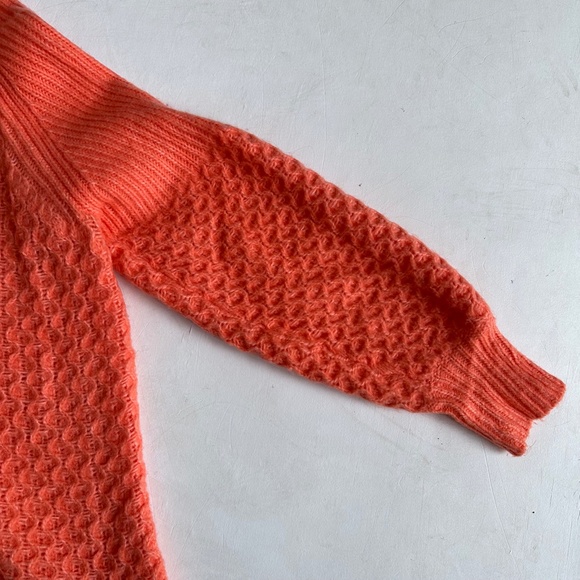 Anthropologie Bia Mock Neck Sweater in Coral - Picture 5 of 11